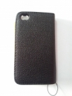 Калъф тип портмоне за Apple iPhone 4S,черен